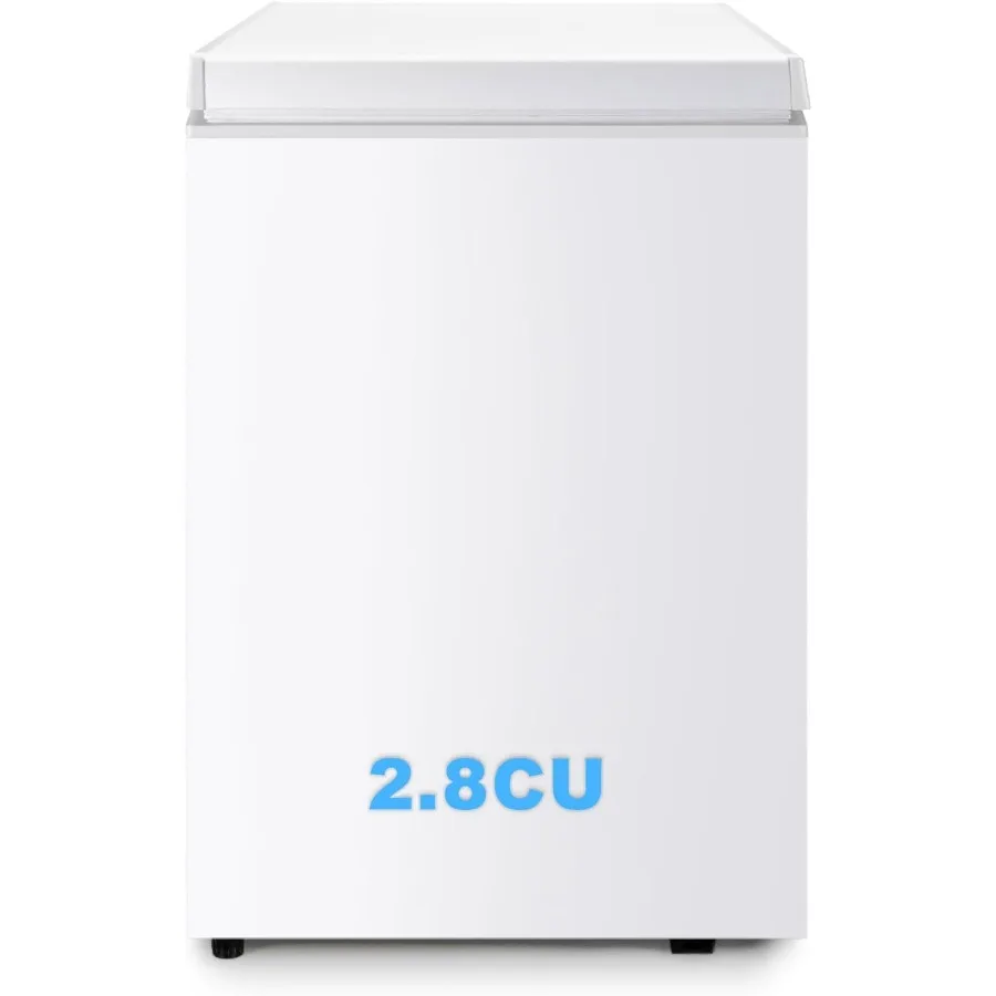 

Грудная морозильная камера 2,8 куб. футов, глубокая морозильная камера с регулируемым термостатом и съемной корзиной, отдельно стоящая мини-морозильная камера с верхней дверью для