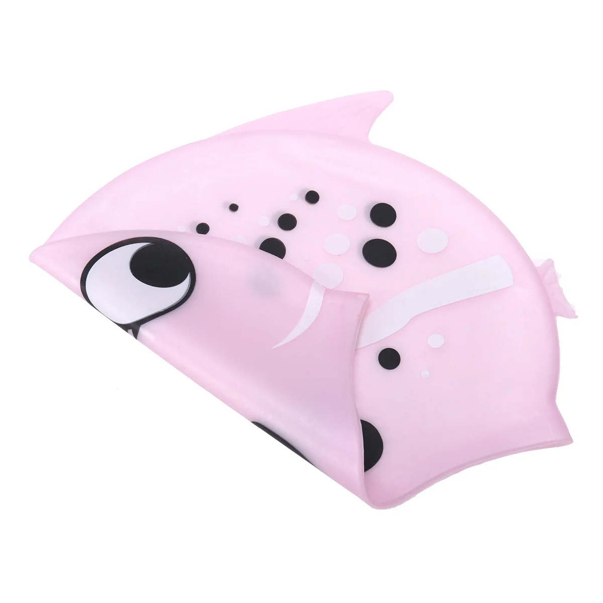 

Silicone Swimming Cap Cartoon Fish Design Elastic Lightweight Swim for Smooth Fit Protects Hair Pink