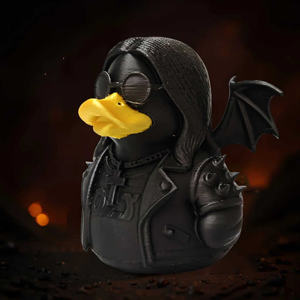 Un adorno de pato con elementos de roca es creativo diseñado para crear un espacio personalizado, que es adecuado para la decoración del hogar.