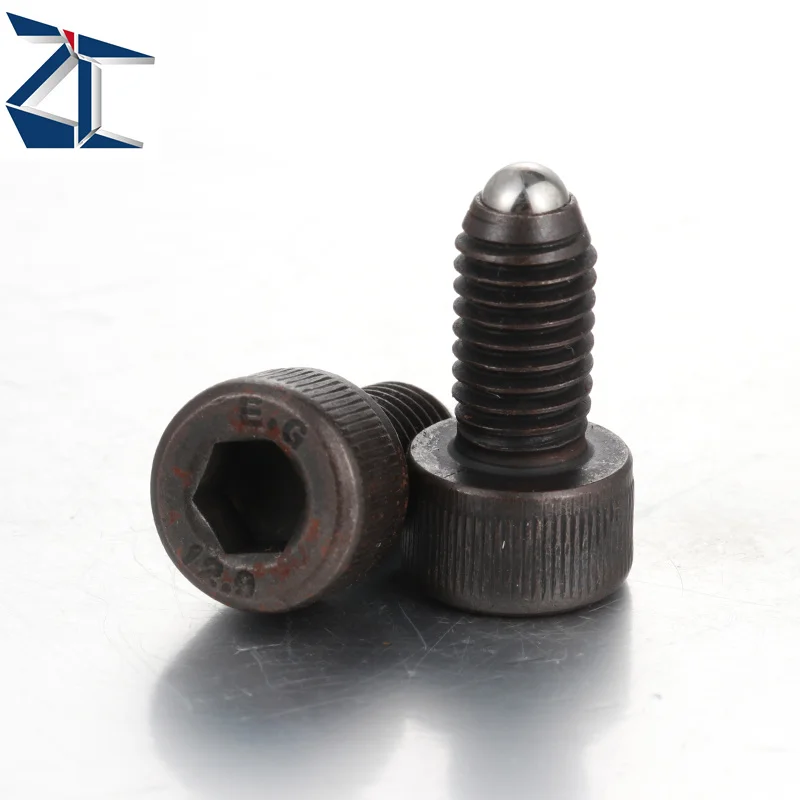 

ZBPRL Hot Sale Popular Carbon Steel Inner Hexagon Thread Ball Wheels Thread Inserts Carbon Steel Slingshot Ball Plunger