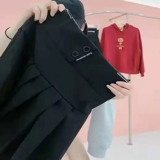 Jupes femmes ourlet fendu travail Jupes daim brillant réfléchissant luxe concepteur taille Plaid dentelle à volants cravate séoulish Wasit parapluie