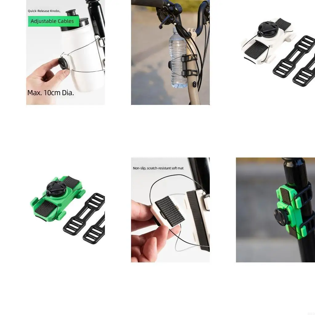

Bicycles Water Bottles Mount Strap Silicones Bandages Kettles Cage Strap Seatpost Fork Frame Install Holder Strap 69HD
