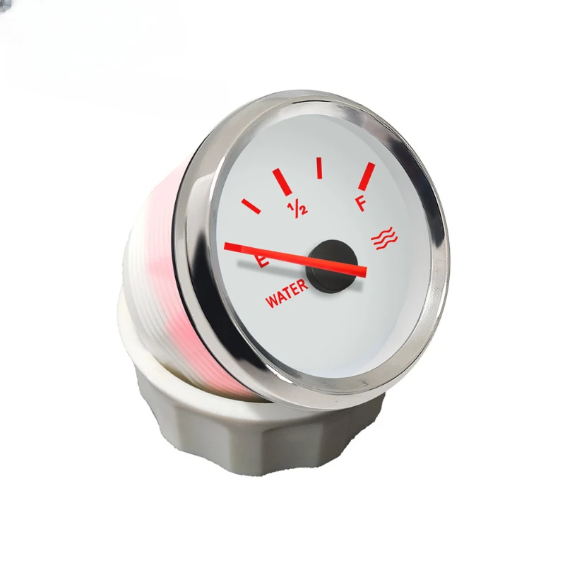 Universal 52mm Water Level Gauge Indicator Meter 0-190ohm 240-33ohm with Backlight for Car Truck Boats Yachts 12V 24V