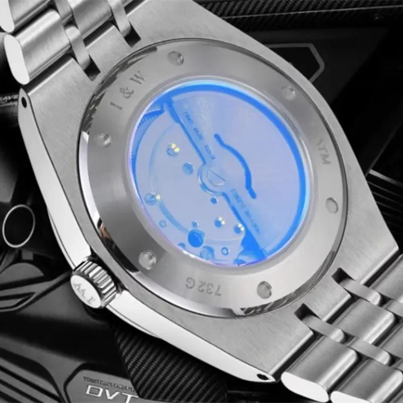 IW Carnival Male Mechanical Wristwatches Automatic Movement Business Style Waterproof Luminous Sapphire Mirror Watch For Mens
