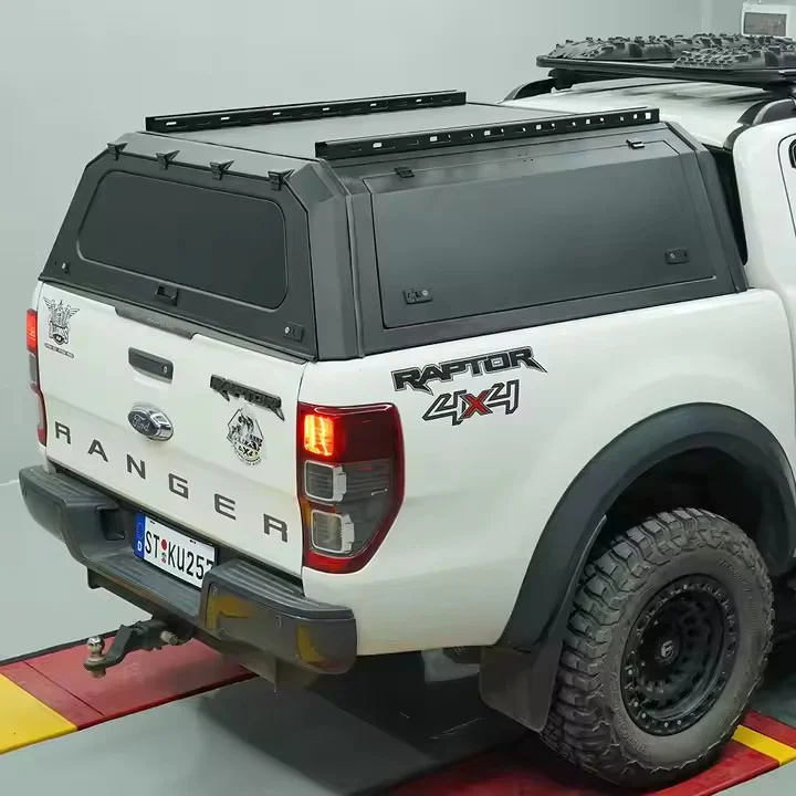 Nuevo El más nuevo tipo duro todoterreno Topper Camper Pickup Tonneau cubierta 4x4 camioneta dosel para F150 RANGER