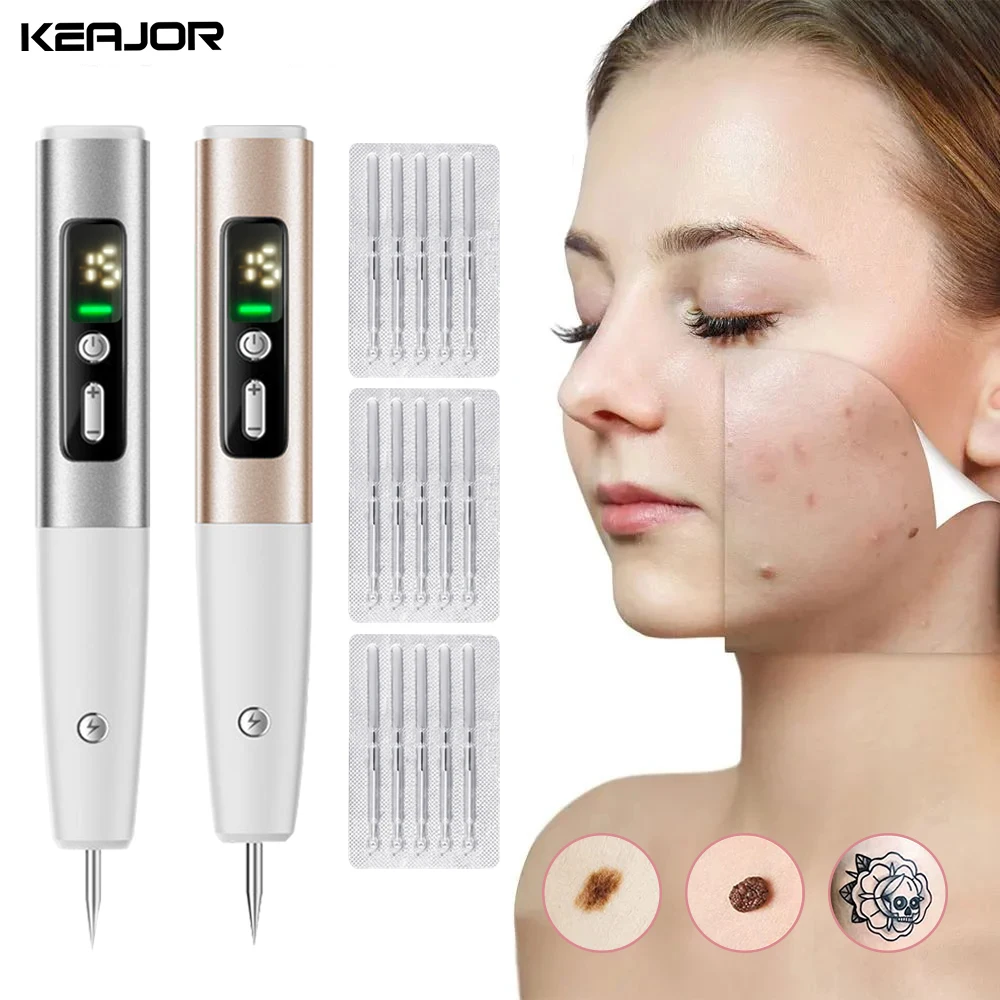 Laser Plasma Pen Skin Tag Remover Face Black Dot Spots Blemish Mole Wart Remover Freckle Eliminator Pimples Nevus Removal Pen