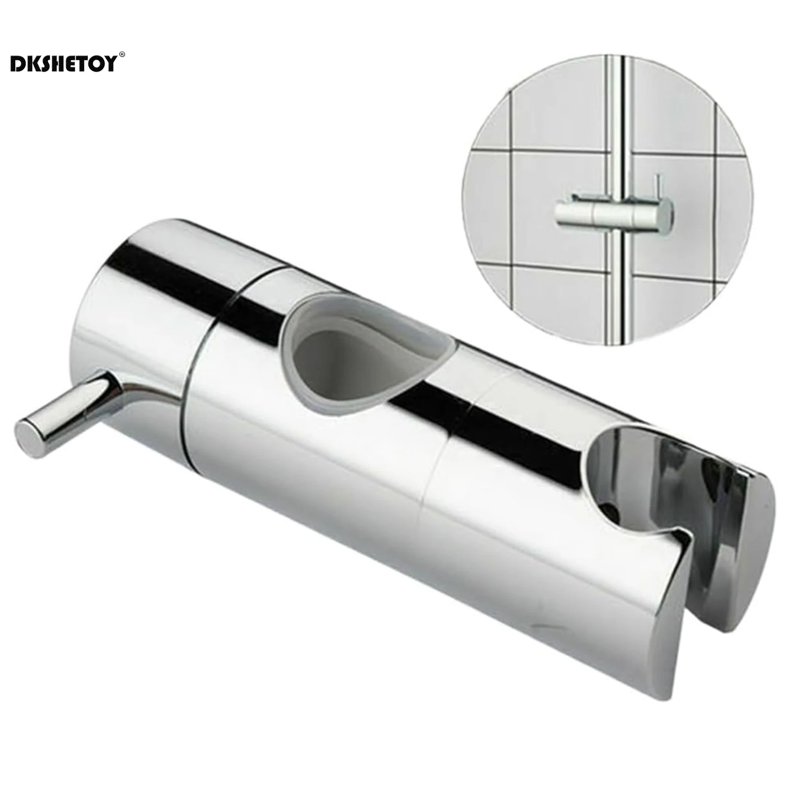 19-25mm Duschkopfhalterung Handbrause-Montagehalterung Armadapter Schiebeklemme für Haushalt Badezimmer Zubehör