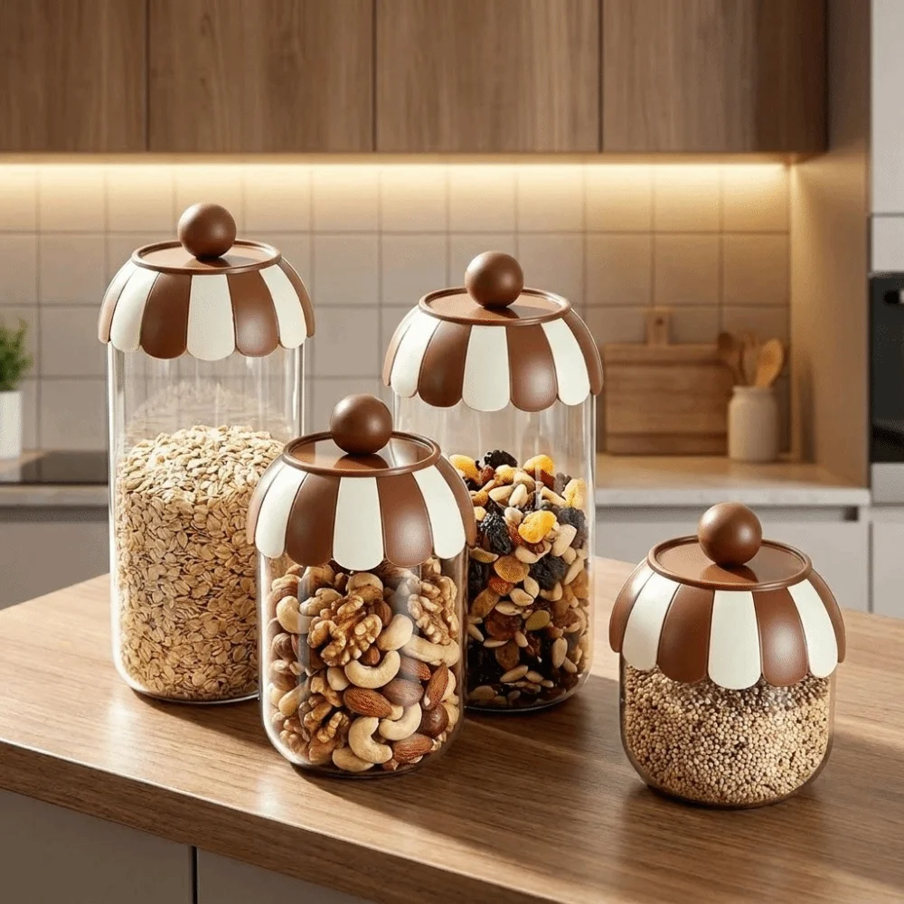 Plastic Grain Storage Box Transparent Moisture-Proof Spaghetti Storage Container Insect Proof Sealed Pasta Storage Box Nuts