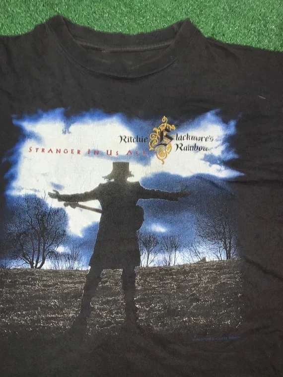 Vintage Ritchie Blackmore Rainbow Stranger in Us Shirt Black Unisex S-4XL LE384