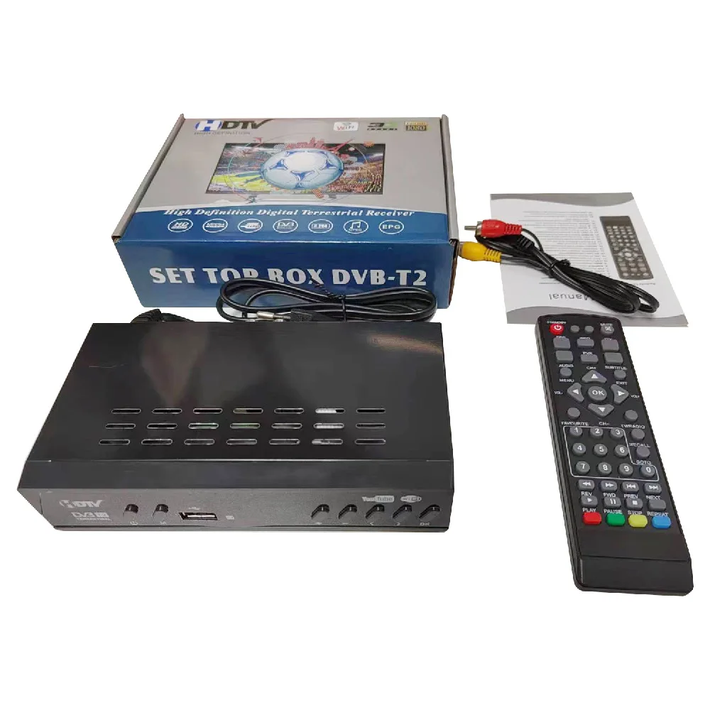 

HD Digital H.264 DVB T2 Terrestrial Satellite TV Receiver Tuner Scart Lan DVB-C For Russia DVB-T2 WIFI MPEG4 1080P TV Box