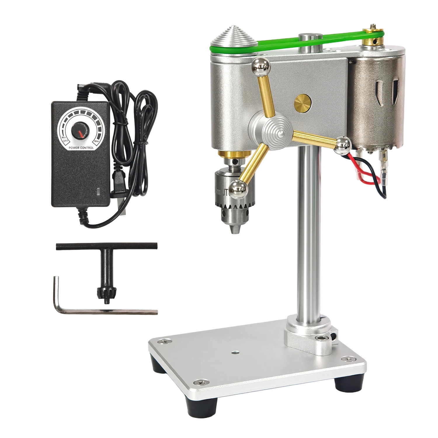 Mini Bench Drill Metal Bench Drill Model Adjustable Pressure Precision Watch Bench Drill Model Ornament Collection