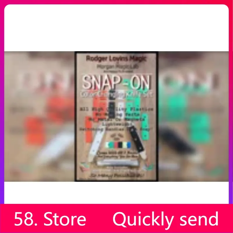 New 2025 SNAP-ON Color Changing Knife Set by Rodger Lovins - Magic tricks  ( 58 Store Download )