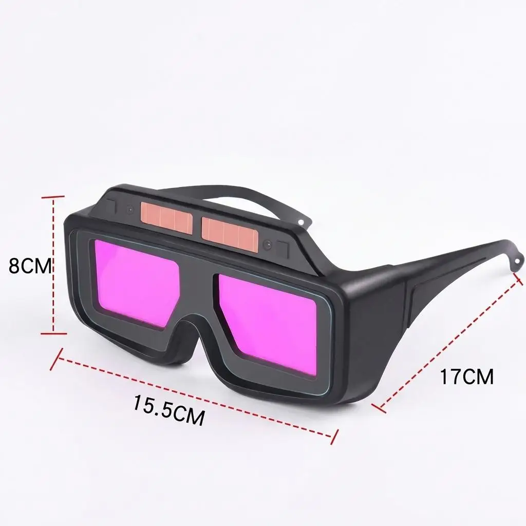 

Welding Glasses, Large View, Versatile Professional Welder Glasses Welding Goggles Auto Darkening, for Welding Plasma Soldering