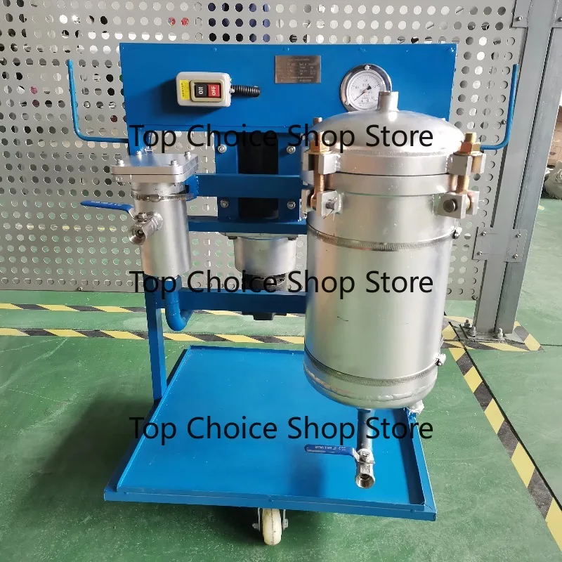 Carbon Steel Stainless Steel Housing 40 L/min Oil Purifying Machine Porta-ble Hydraulic Oil Filter Cart