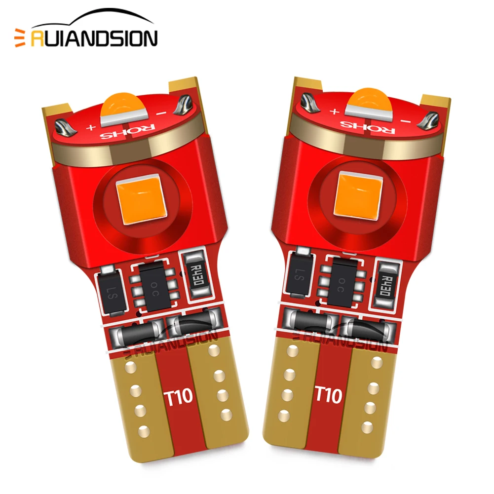 2 قطعة 8.4 واط خطأ مجاني Canbus T10 W5W العالمي مصباح ليد تيار مستمر 10-15 فولت سيارة القراءة أضواء داخلية لمبة صالح السيارات SUV UTV إشارات مصباح #1