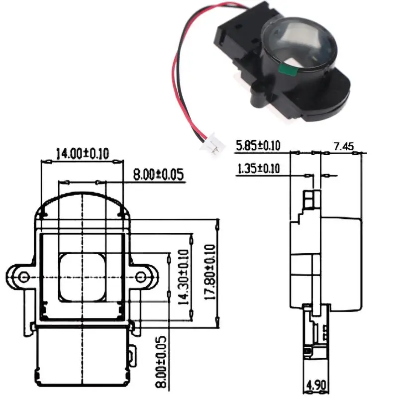Picture 7: M14 IR CUT Dual Filter Switcher All Metal Direct Interface for Day Night Security Cameras Enhanced Durability