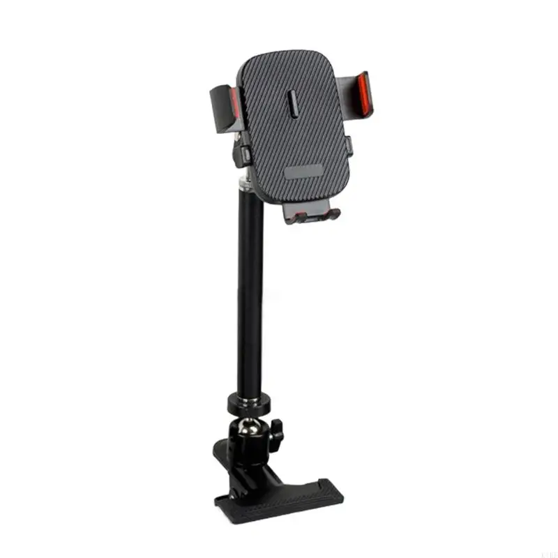 Adjustable Phone Mount Clamp Base 360 Rotatable Multiple Device Compatible 3 Length Optionnals For Live Streaming K1KF