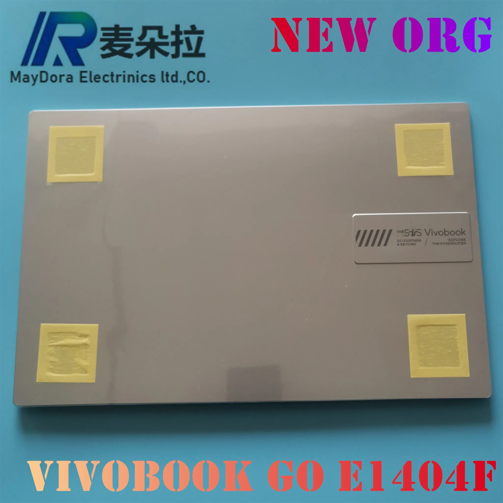 NEW ORG Laptop LCD back cover or Palmrest top cover for ASUS VIVOBOOK GO14 E1404 E1404F SLIVER 13N1-E1404