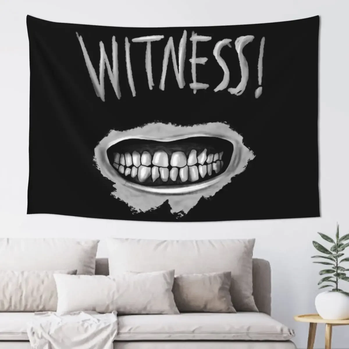 Witness! Tapestry Room Decorator Funny Kawaii Room Decor Tapestry