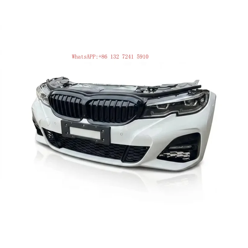 Used Original For G20 Pre-lCI nose cut assembly Front bumper complete with radiator G21 2019-2022 OEM front end face M Sport