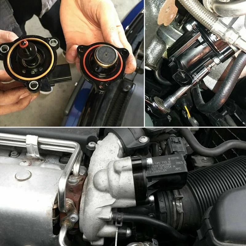 2X T9351 adaptor pengalih katup tiup Off, Spacer BOV untuk VW 2.0T DV TSI FSI MK5 GTI B7