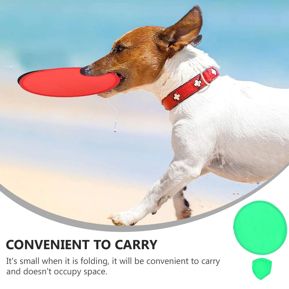 

15pcs Discs Round Fans Toy Polyester Foldable Flying Discs Round Fans Fan Outdoor Camping Picnic Park Playthings