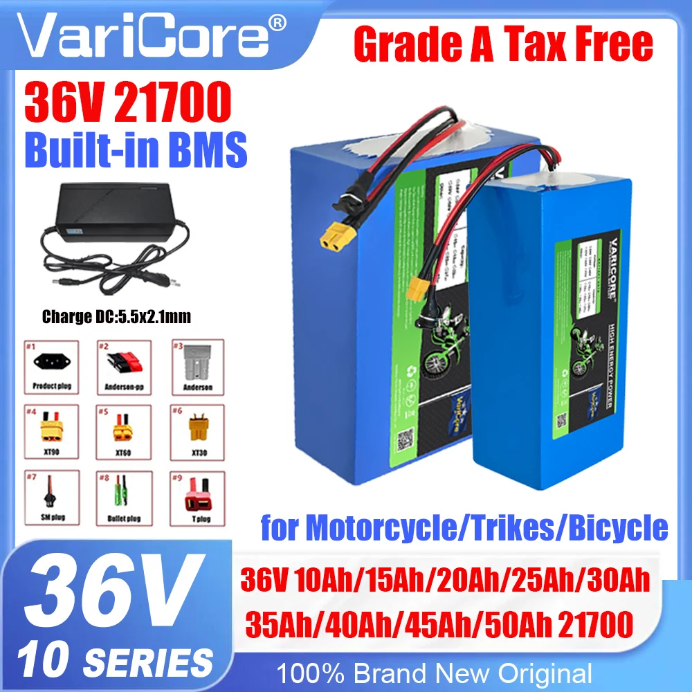 36V 21700 10S Lithi…