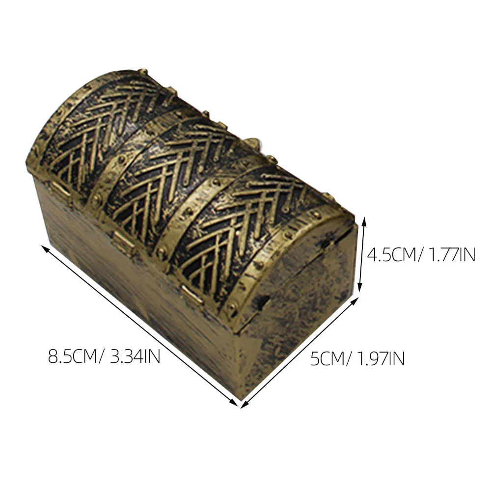 Kids Treasure Chest Pirate Box Duurzaam Materiaal voor Verjaardagscadeau Avontuur Spelen Sieraden Opslag Kids Party Favor
