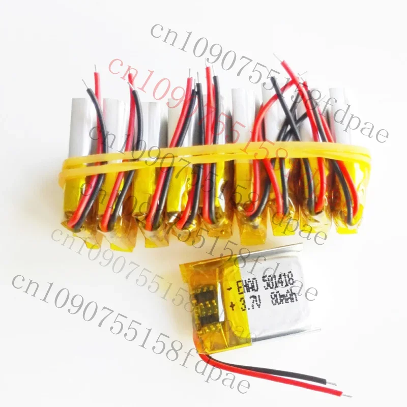 

Premium 10 PCS 3.7V 80mAh LiPo Polymer Rejected Battery For Mp3 Smart Watch 501418