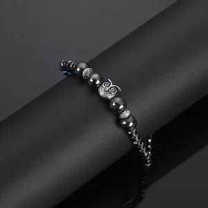 خلخال مغناطيسي لفقدان الوزن ، البومة وحجر ، أساور العلاج المغناطيسي ، مسكن الآلام ، مجوهرات التخسيس الصحية ، الرجال والنساء أفضل 6 مبيئات خلخال رجالي - رقم 2