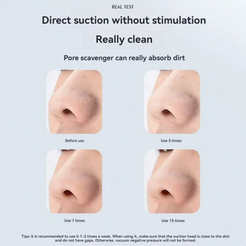 แบบพกพา Blackhead Remover สูญญากาศ Pore สิวทําความสะอาดจมูกประคบร้อนและเย็น Face Skin Care อุปกรณ์ Home Beauty Instrument