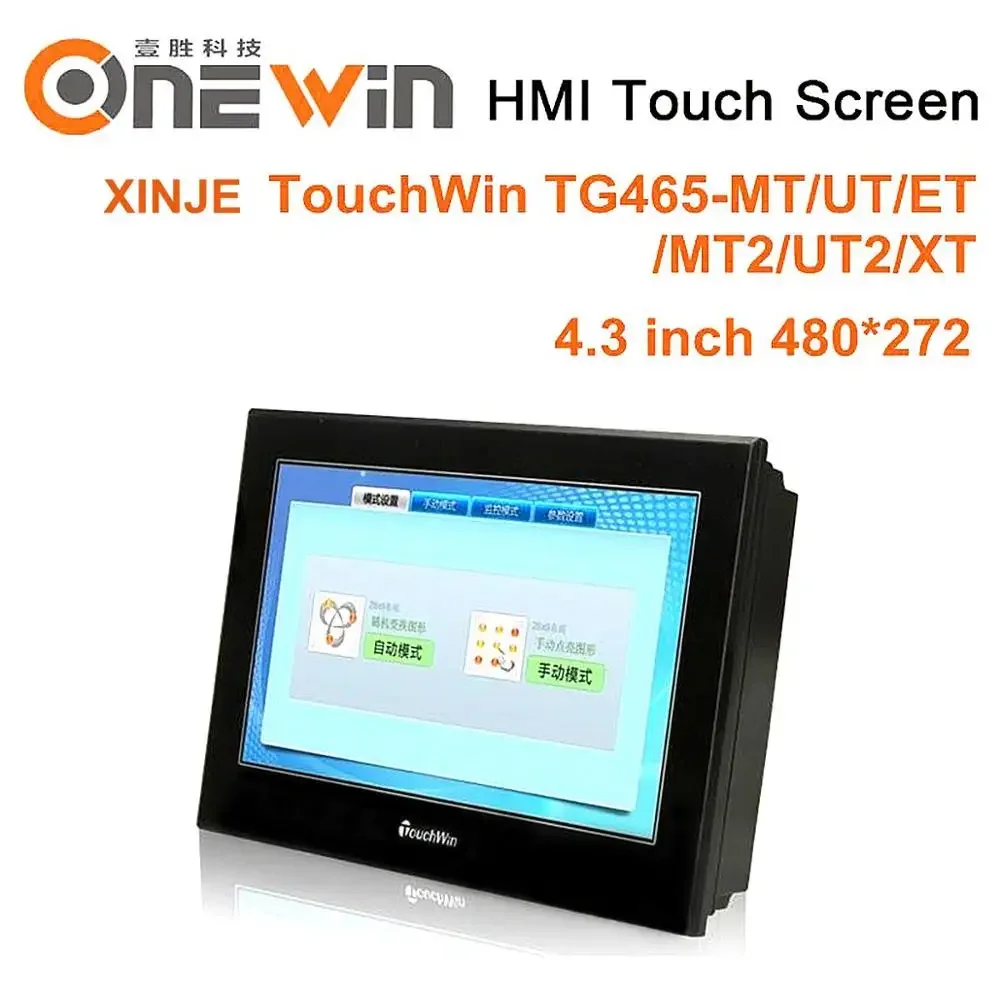 

XINJE TouchWin TG465-MT TG465-UT TG465-ET TG465-MT2 TG465-UT2 TG465-XT HMI Touch Screen 4.3 inch 480*272