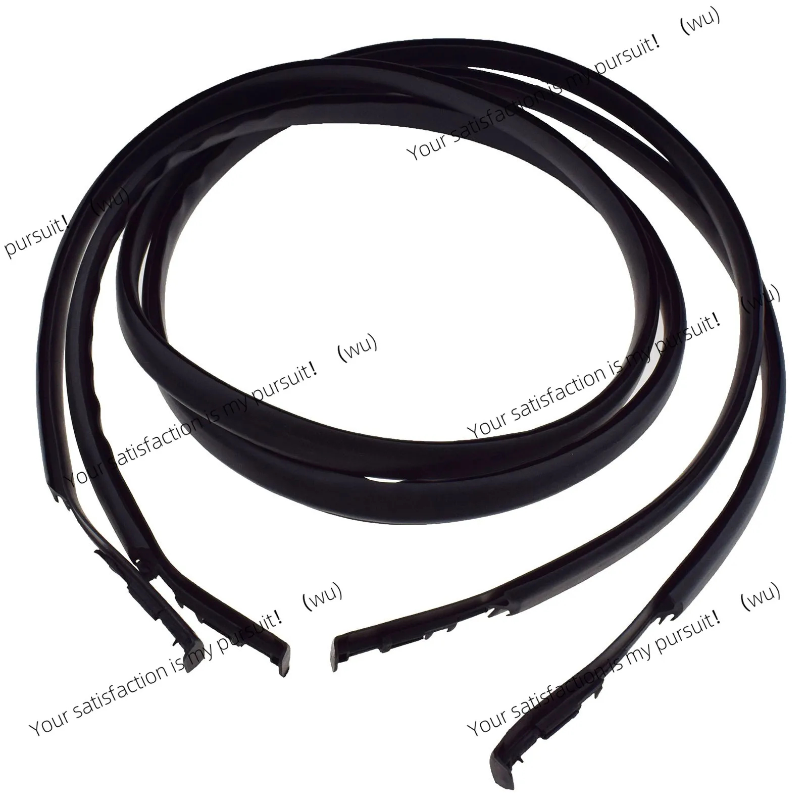 For Toyota Verso Roof Channel Seal Waterproof Rubber Weatherstrip Rain Gutter Molding Left / Right Side