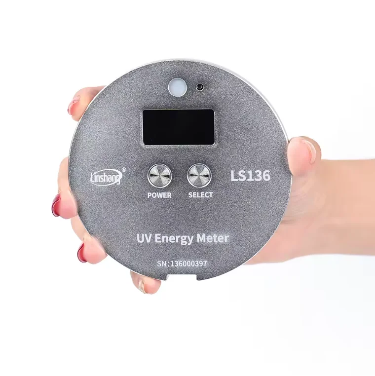 Radiómetro ultravioleta LS136 para lámpara halógena de alta presión de 365nm, máquina de curado de exposición, medidor de energía UV 315nm-400nm