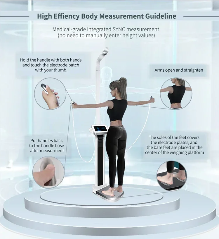 Body 770 Machine Scanner Segmental 8-Point Body Composition Scale