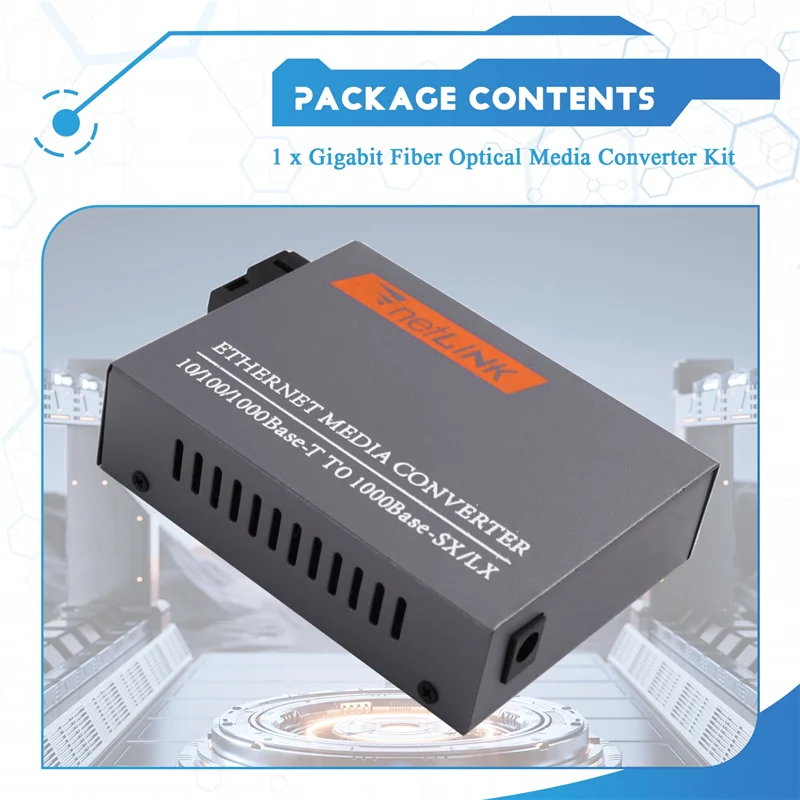 A99E-alimentation externe Gigabit Fiber optique convertisseur de médias HTB-GS-03AB 1000Mbps monomode fibre unique prise ue
