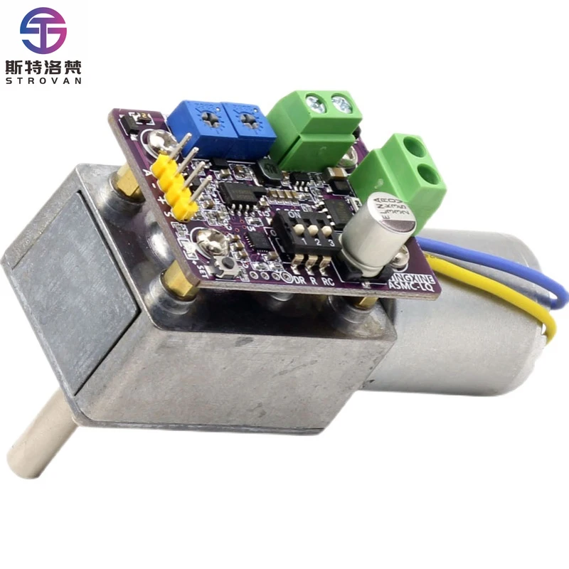 ASMC-LQB 360 Degree Magnetic Encoder Servo 60Kg Worm Gear Servo for Robot Arm Valve Control