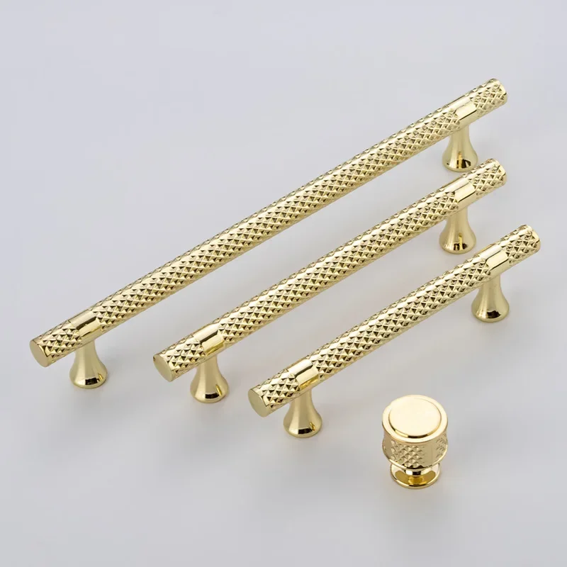 

Light luxury cabinet door handle wardrobe drawer knobs American style cabinet modern minimalist handles for furniture