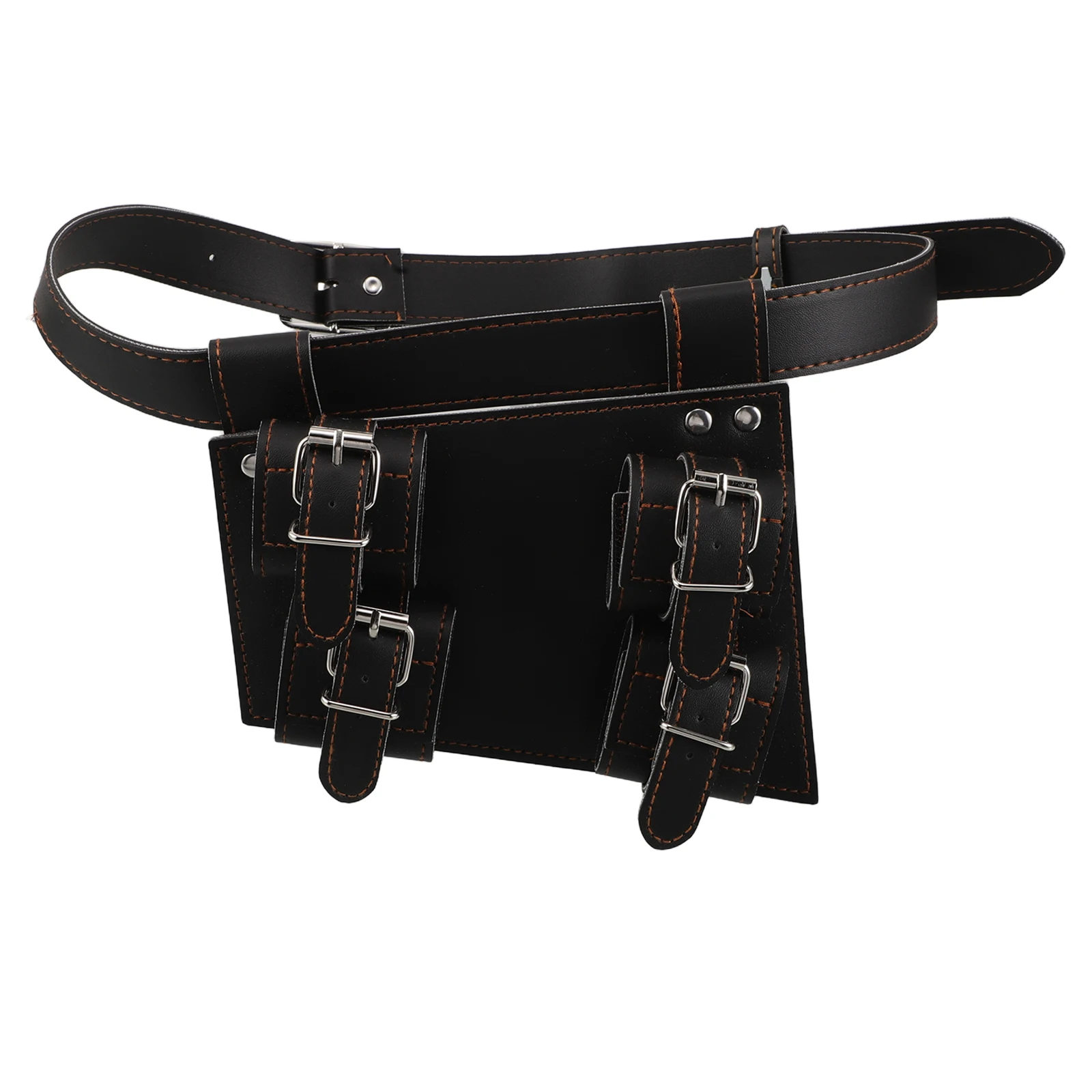 

Sword Belt Black Artificial Medieval Holder for Cosplay Stage Martial Arts Outdoor Waist Belt Durable Elegant Carry