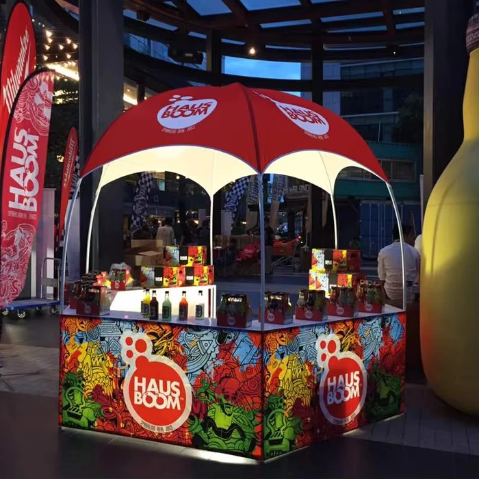 

Free Design Portable Trade Show Tent Easy Setup Carry Custom Pop-up Gazebo Fashionable Outdoor Exhibition Commercial Indoor
