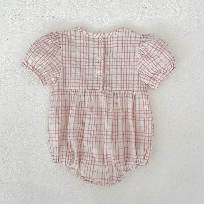 2026 Sommer-Schwesterkleidung 0-24M Baby Mädchen Kurzarm-Body mit Gitter-Stickerei 2-6 Jahre Süße Partykleider für Kinder – Detail 5