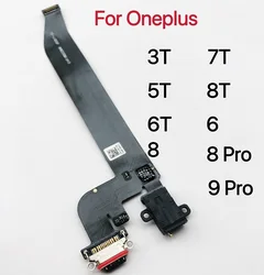 For Oneplus 3T 5 5T 6 6T 7T 8T 9R USB Charging Port Charger Port Dock Plug Connector Board For Oneplus 7 8 9 Pro