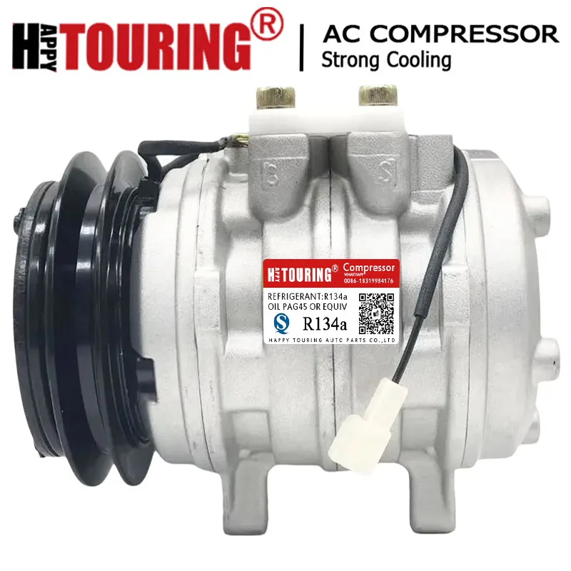 10P08E AC Compressor For Kubota Heavy Duty Tractor M8200 M9000 U35-S2 DT-HSTC 4472007443 447200-7443 447300-3611 4473003611