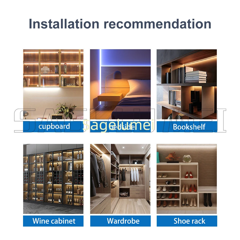 LED-Controller GL-SW-001 Mini White Shell IR-Sensor Auto On/Off Gesteuerung für WLED/ZigBee Schrankleuchte Sofortige Reaktion