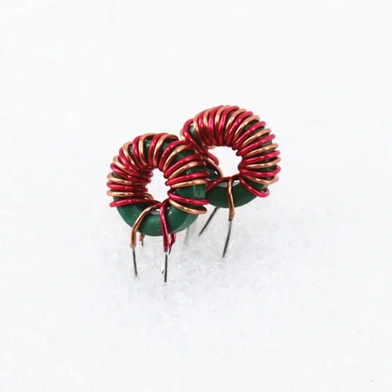 50Pcs Nickel-zinc Common Mode Toroidal Inductor 953 Is Greater than 50UH Red and Yellow Double Wire and Vertical 0.5 Wire Wound