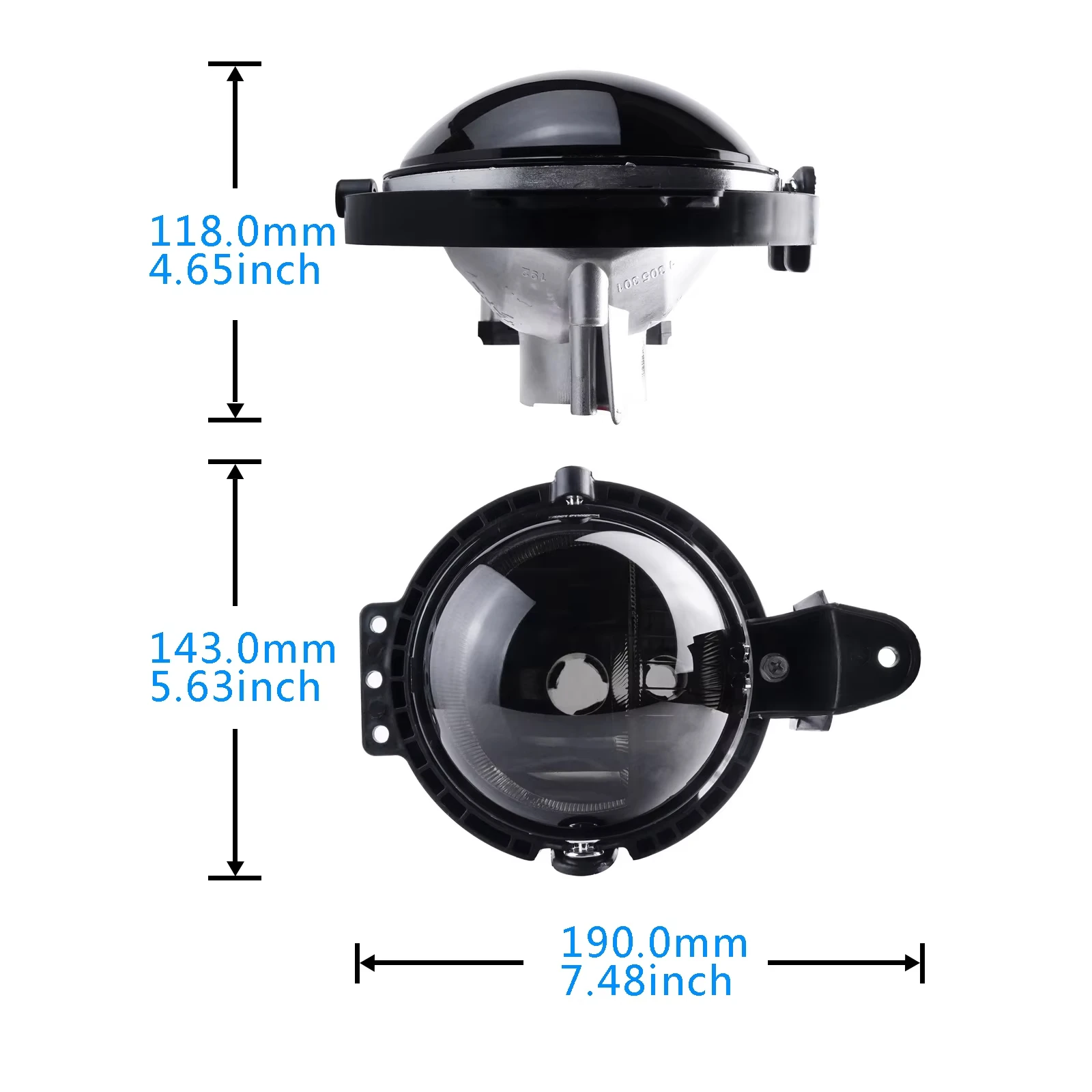 Für Mini Cooper R56 R57 Clubman R55 R58 R59 Front Nebel Tagfahrlicht Keine Glühbirnen L+R