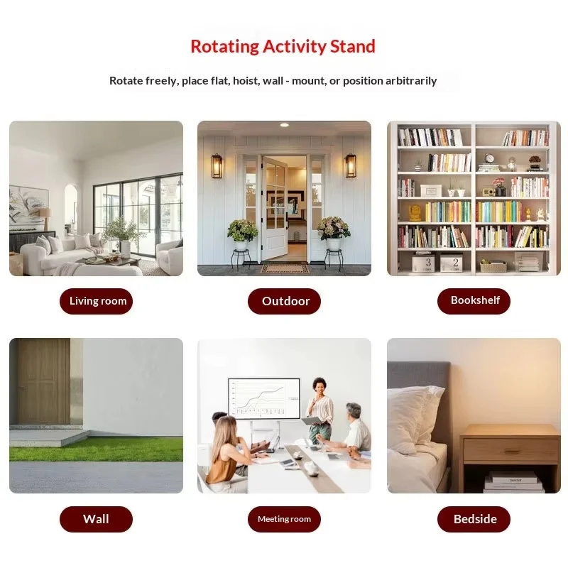 Yianshi A9 Smart WiFi Security Camera 1080P HD Wireless Surveillance Cam Indoor Outdoor Portable Mini Camera with Night view 5