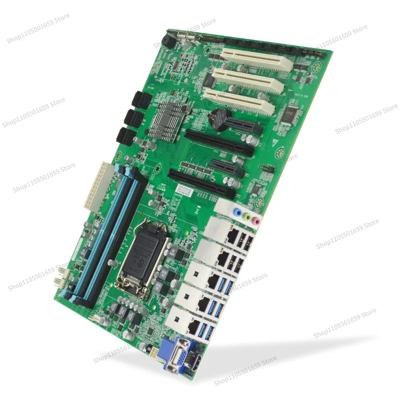For LGA1151 C236 5 network port 4 memory slot Gigabit machine vision 4U industrial computer ATX main board