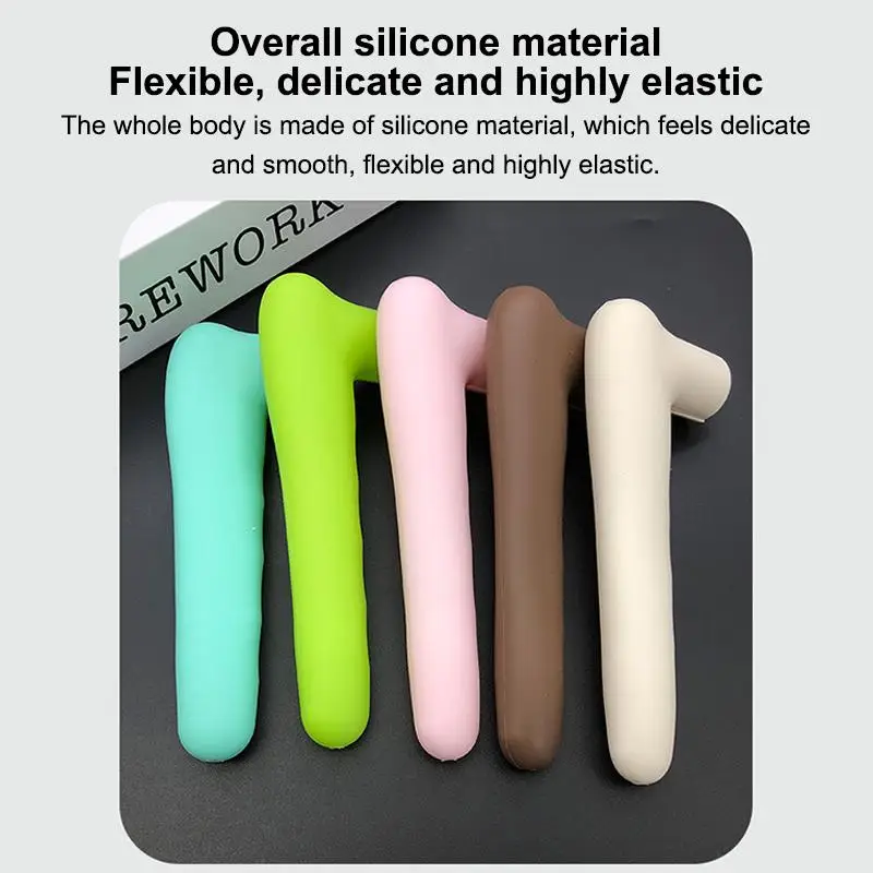 Silicone Door Handle Sleeve 1Pcs Anti Slip Anti Static Protector Cover for Home Office Bedroom Kids Child Security