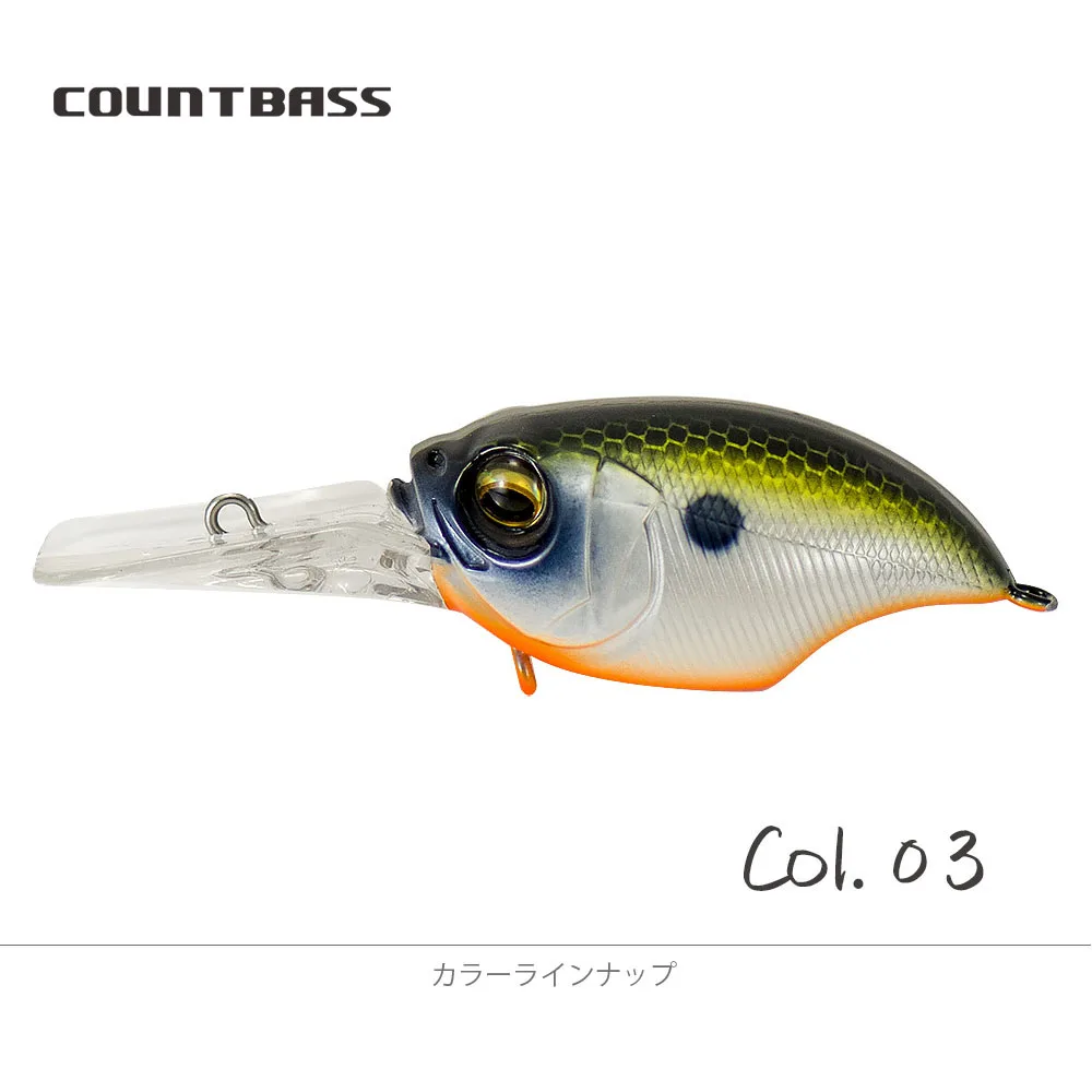 Countbass Wobbler 38 mm 1-1/2 Zoll 43 mm 1-3/4 Zoll 48 mm 1-7/8 Zoll Angelköder Stecker Wobble Fishing Kunststoffköder Wobbler – Detail 28